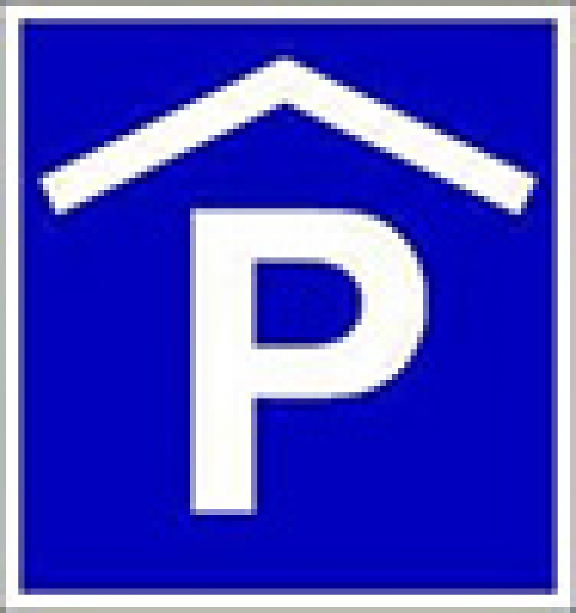 Parkhausschild